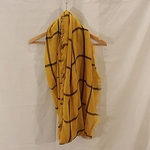 Mustard infinity scarf